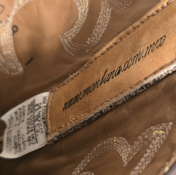 Vtg Montana OSTRICH boots MENS sz 10D FULL QUILL VAMP & HAND TOOLED \'SADDLE\' main image 12